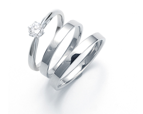フラットタイプ婚約指輪
